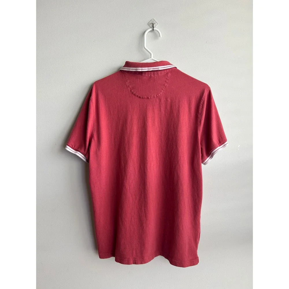 Michael Kors Red Polo Cotton Shirt Mens Large
